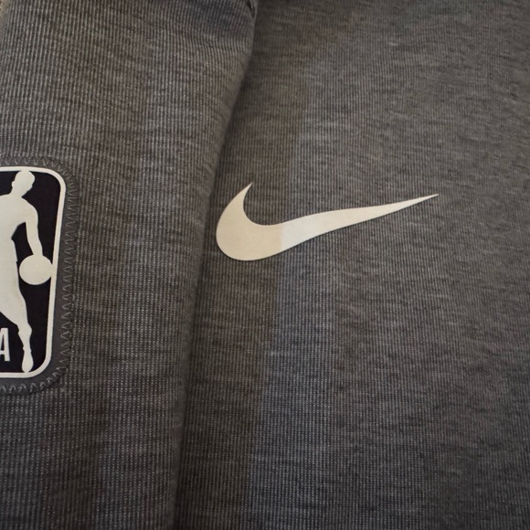 Nike NBA Atlanta Hawks Warm-Up Zip Hoodie, Silver - Picture 3 of 6